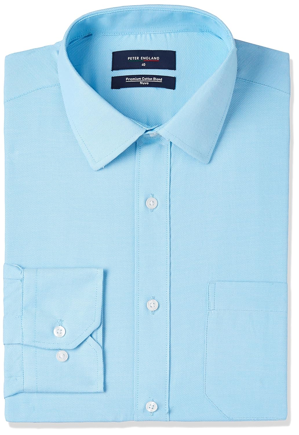 Buy Peter England Men's Formal Shirt (8907609747584_PSF41700291_36_Sky