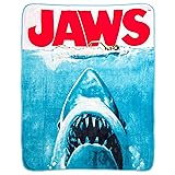 Silver Buffalo Jaws Movie Poster 45" x 60" Fleece