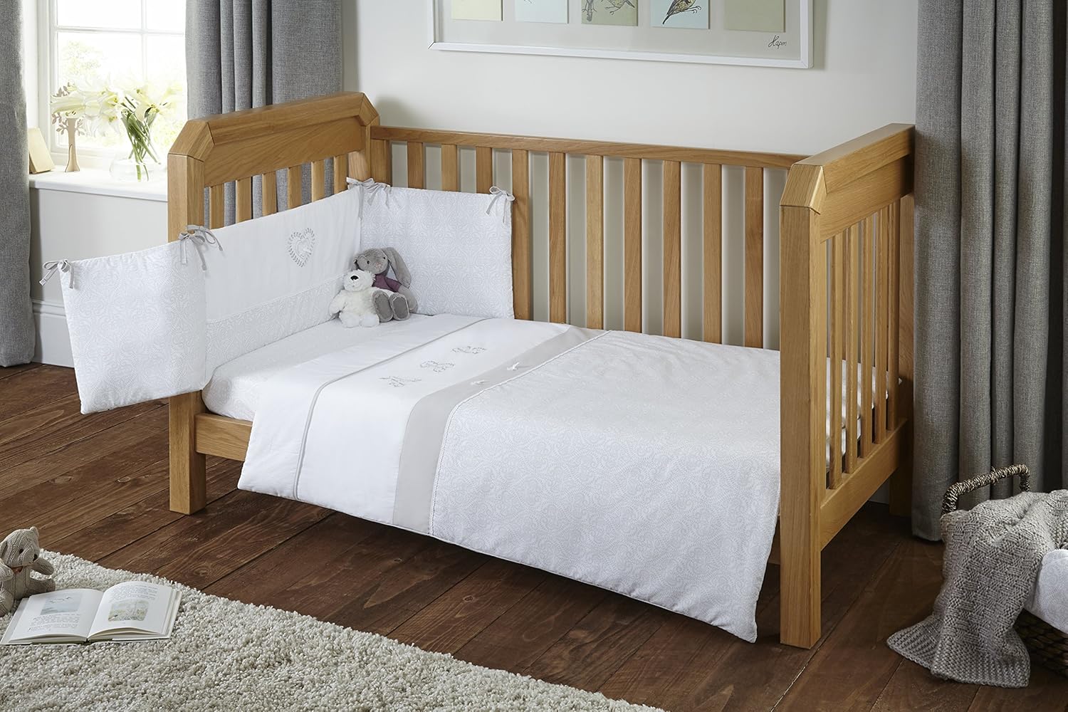 clair de lune cot bed bedding
