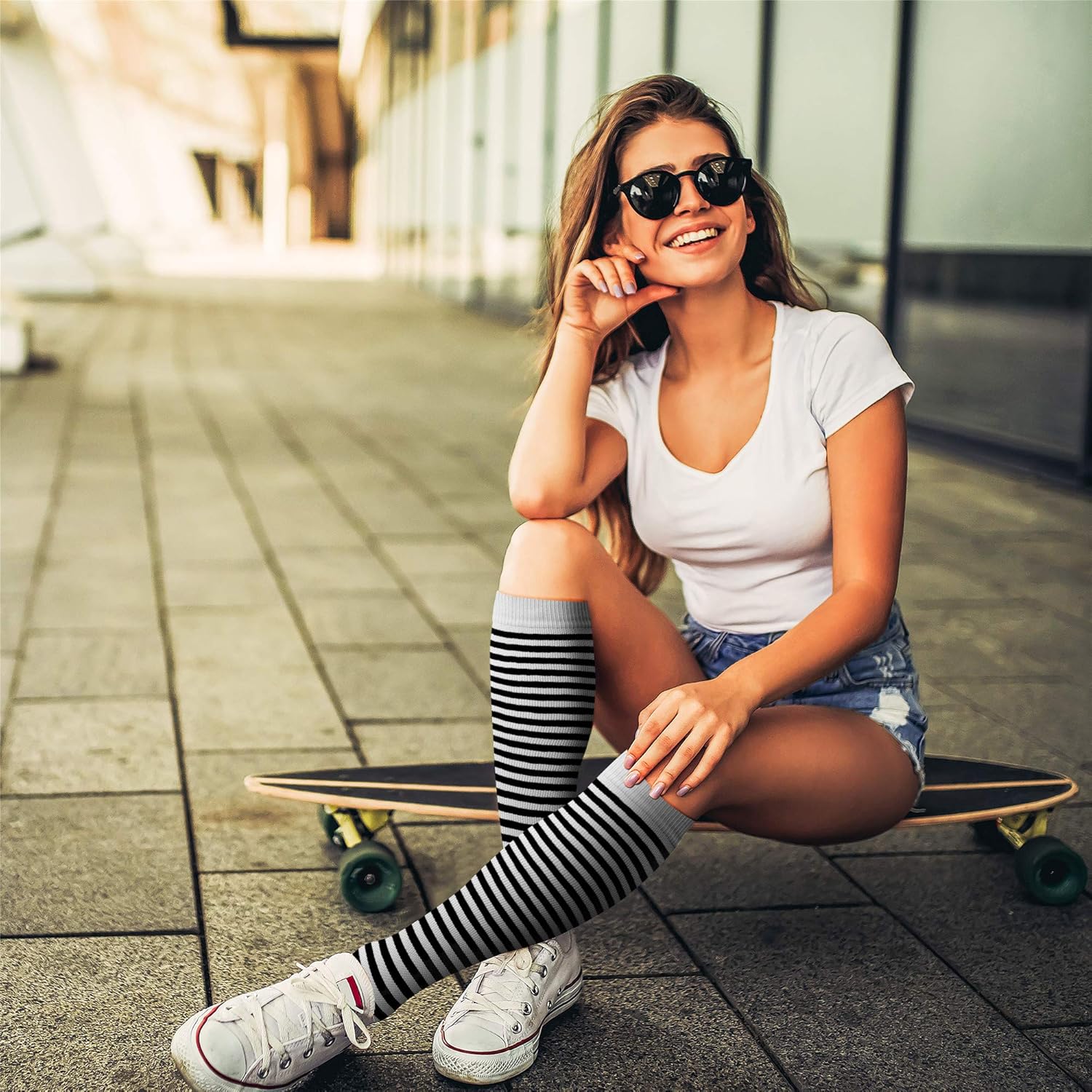 CHARMKING Compression Socks 15-20 mmHg is Best Graduated Athletic & Daily for Men & Women Running, Travel, Mountaineering: Clothing