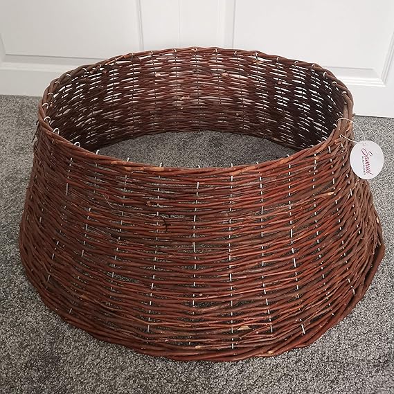 Samuel ALEXANDER Natural Wicker Christmas Tree Skirt Choice of 3 Sizes
