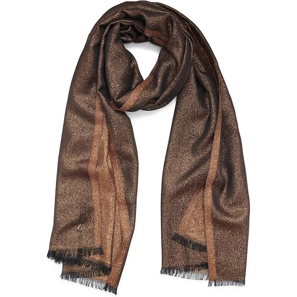 Foulard En Soie Vintage KARL LAGERFELD - Motif TBEG - Dimensions 87 X 88 Cm - Bleu