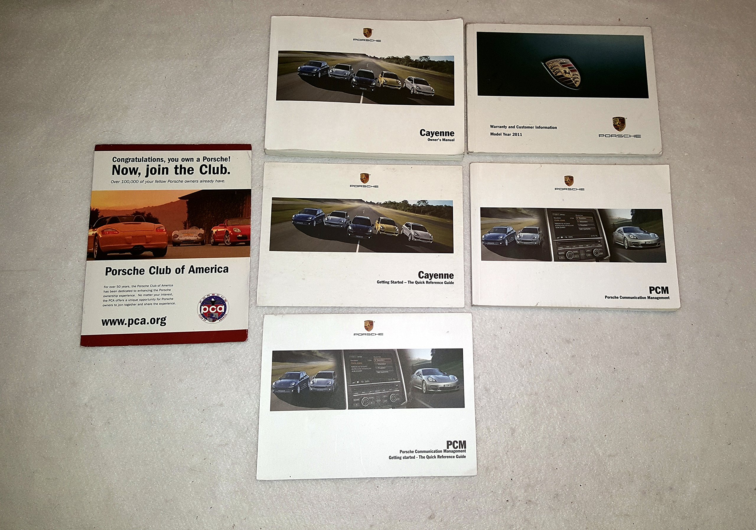 2011 Porsche Cayenne Owners Manual Guide Book Paperback – 2011