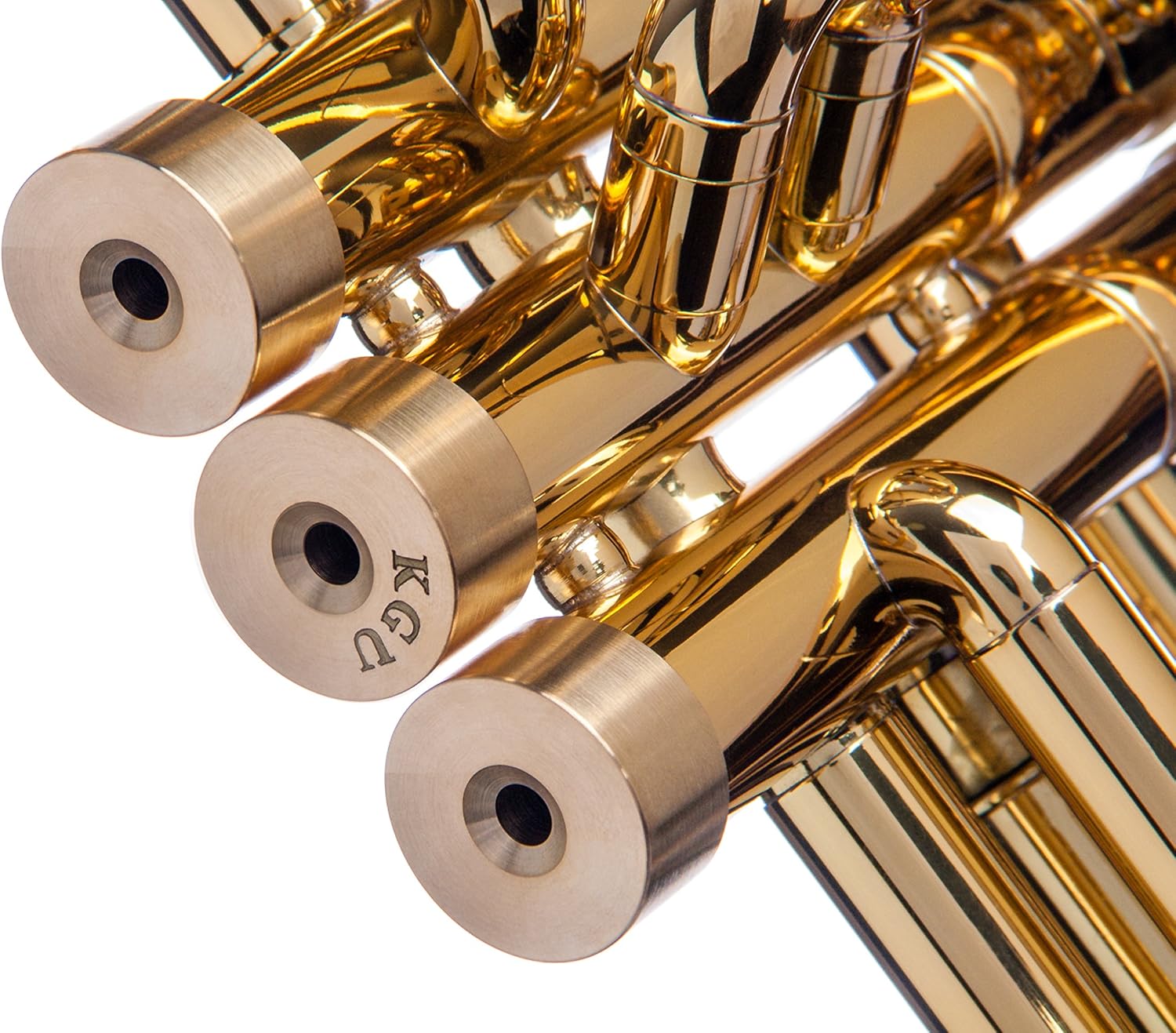 Trumpet Trim Kit for improving the sound. for all Yamaha Trumpet. Custom made KGUBrass (MEDIUM, Raw Brass): Musical Instruments