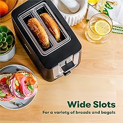 BELLA 2 Slice Toaster with Auto Shut Off - Extra