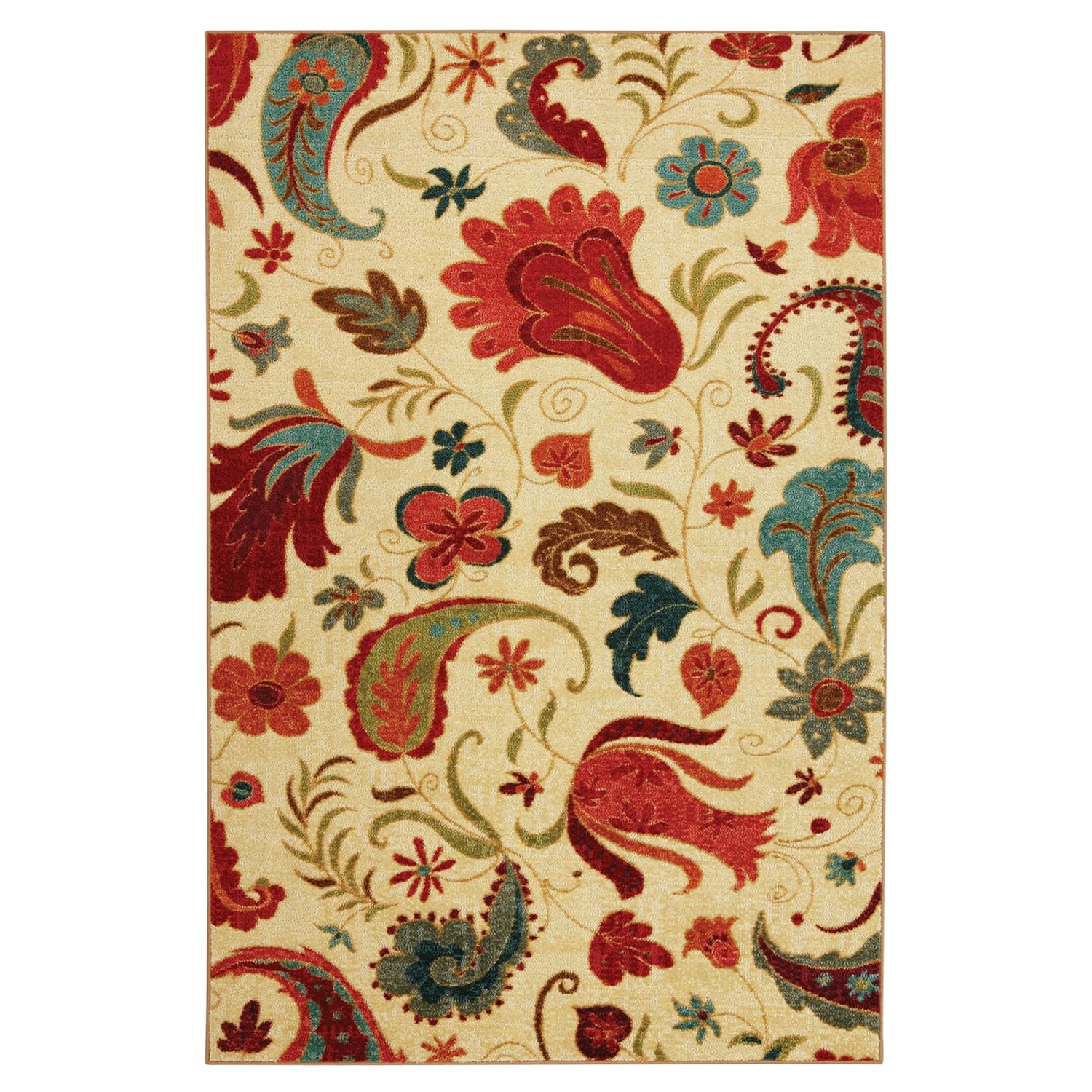 Amazon Mohawk Home Strata Tropical Acres Paisley Floral