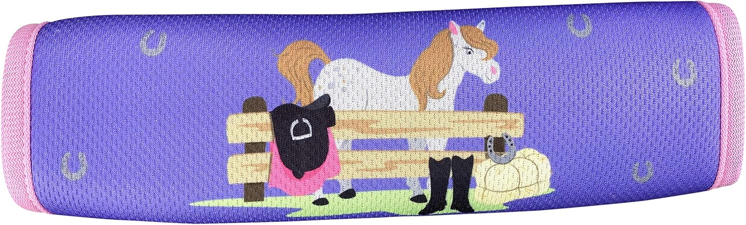 HECKBO 1x Kids Car Seat Belt Pads Seat Belt Protectors, Horse - Image 3