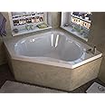 Atlantis Whirlpools 6060CAR Cascade 60 x 60 Corner Air Jetted Bathtub