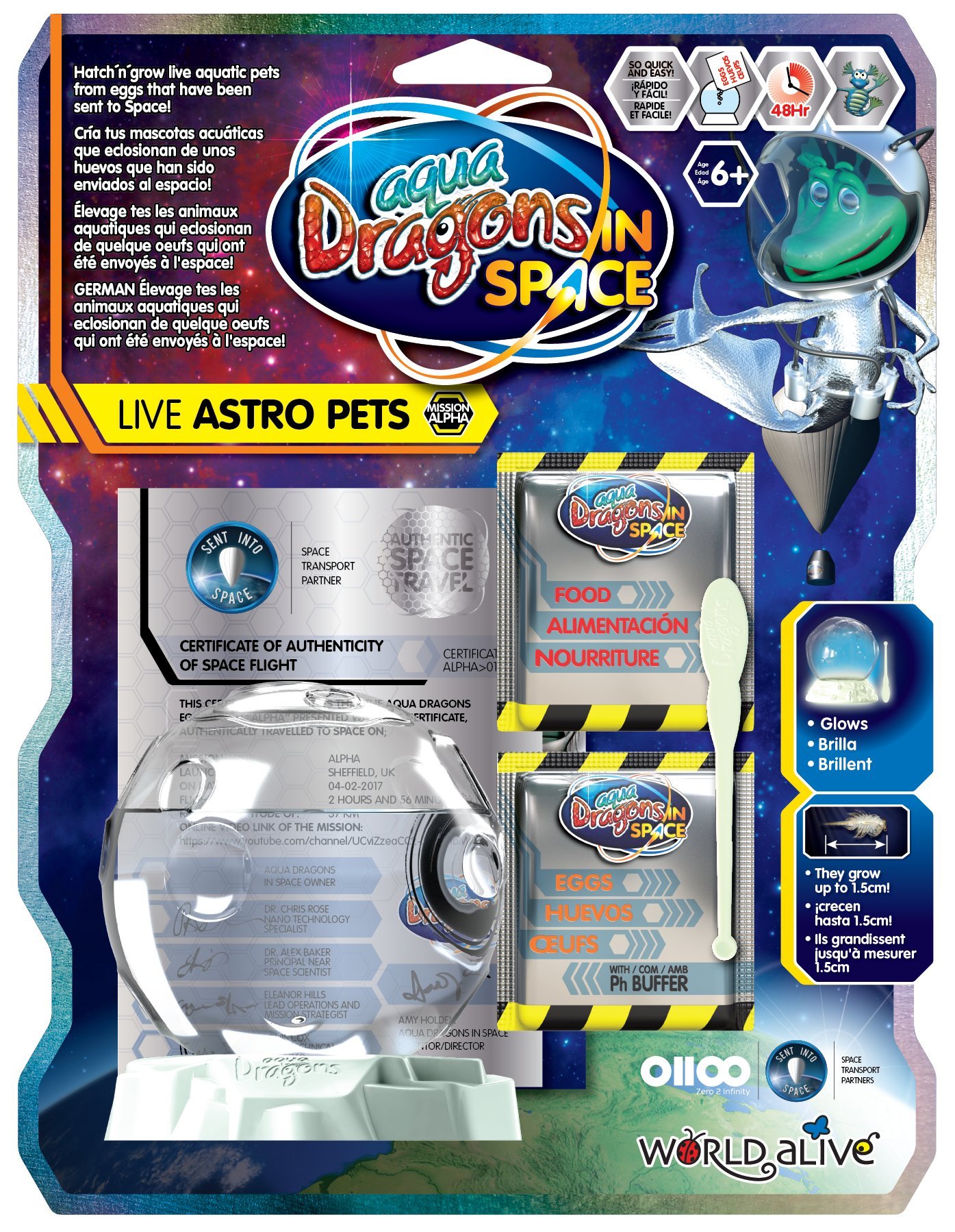 Aqua Dragons W6001 Live Astro Pets