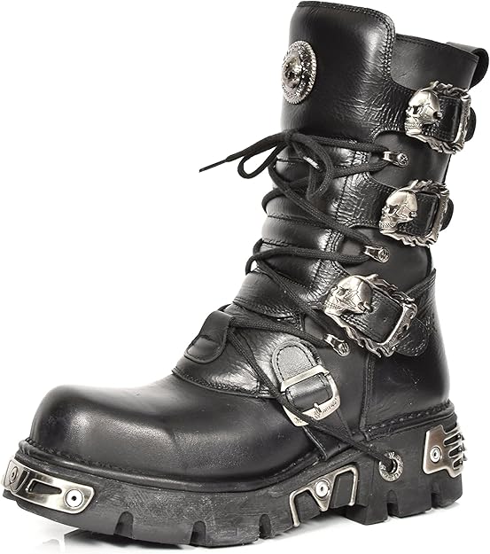New Rock Hombre Botas Estilo Motero