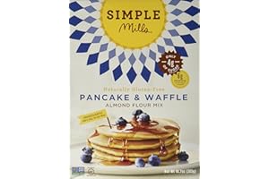 Simple Mills Almond Flour Pancake Mix & Waffle Mix, Gluten Free, Made with whole foods, (Packaging May Vary), 10.7 Ounce (Pac
