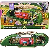 Mattel Universal Pictures’ Wicked Emerald City Train Playset with Elphaba Small Doll, 3 Play Spaces & 14 Accessories, Inspire