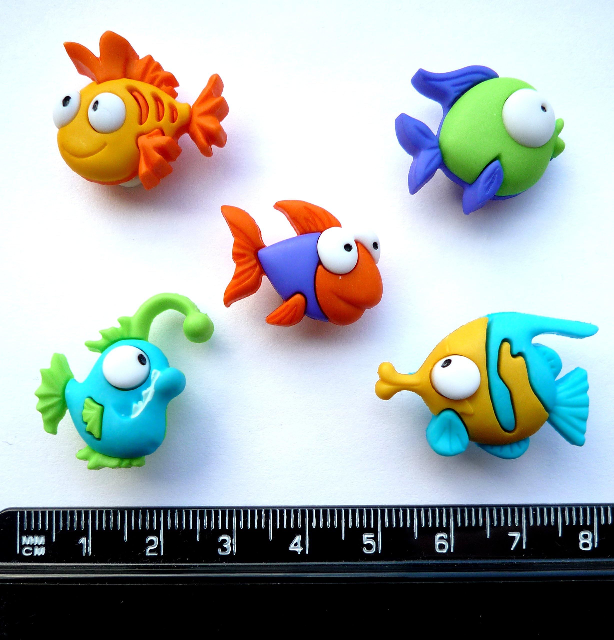 Something Fishy - Novelty Craft Buttons & Embellishments by Dress It Up