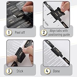 Mr. Pen- Leather Bible Tabs, 160 Tabs, Laminated