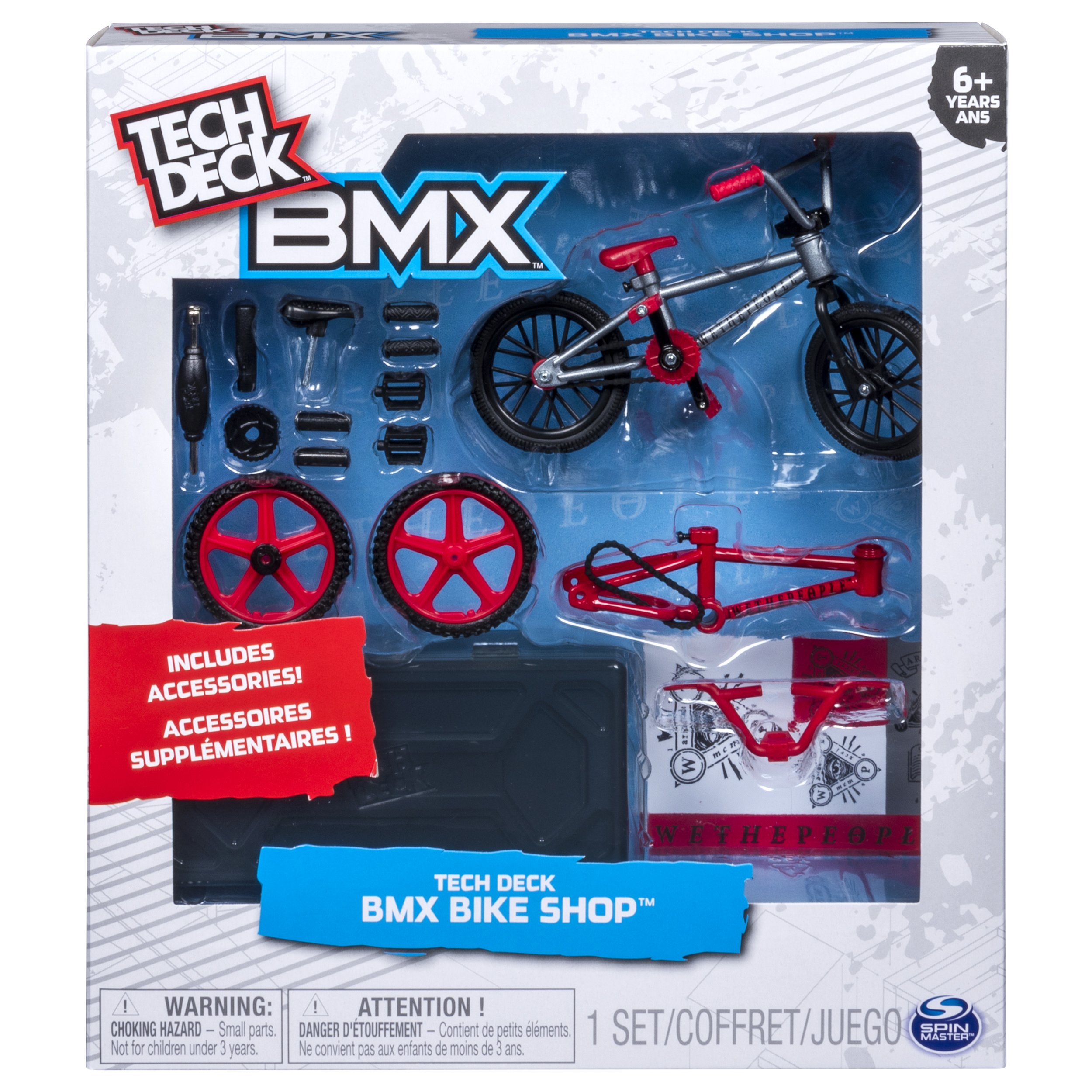 Tech Deck BMX Bike Shop with Accessories and Storage Container