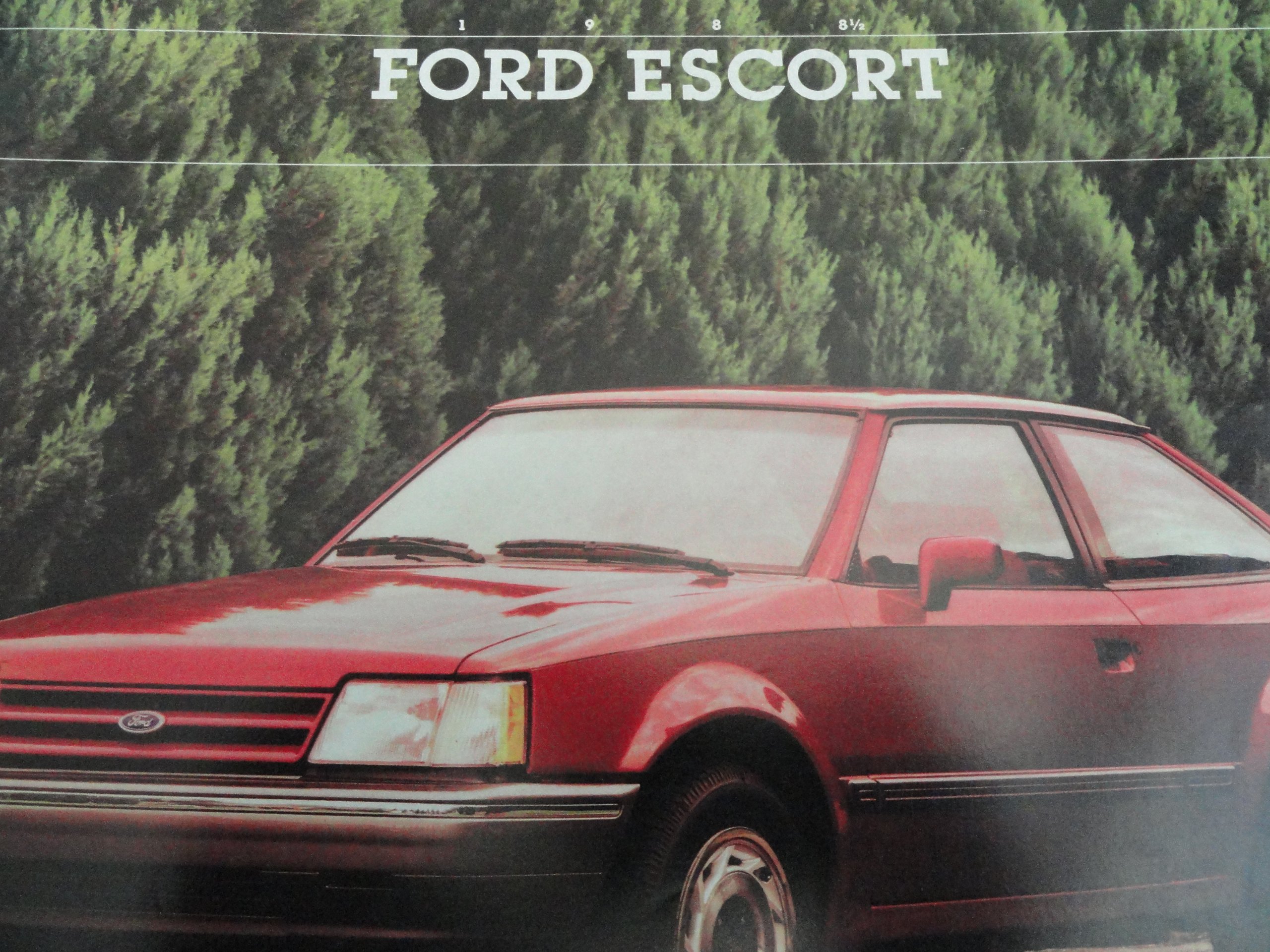 1988 1 2 Ford Escort Sales Brochure Ford Amazon Com Books