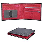 Oak Leathers Slim Leather Wallet for Men - RFID Wallets Credit Card Holder Ultra Thin Gift for Mens, Front Pocket Minimalist Design