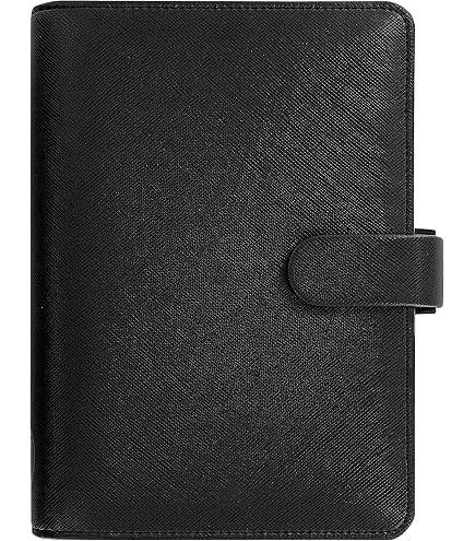 Filofax Moonlight Personal Organiseur Black Filofax Moonlight Personal Organiseur Black