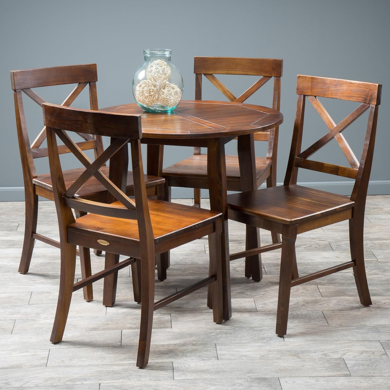 Best acacia wood kitchen table set