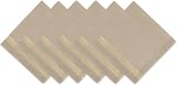 DII Oversized Metallic Cotton Napkins 20x20 Gold Stripe 6 Pack Dinner Holiday view 1