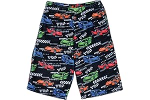 iscream Big Boys Fun Print Silky Soft Plush Shorts - Best Buddies Collection