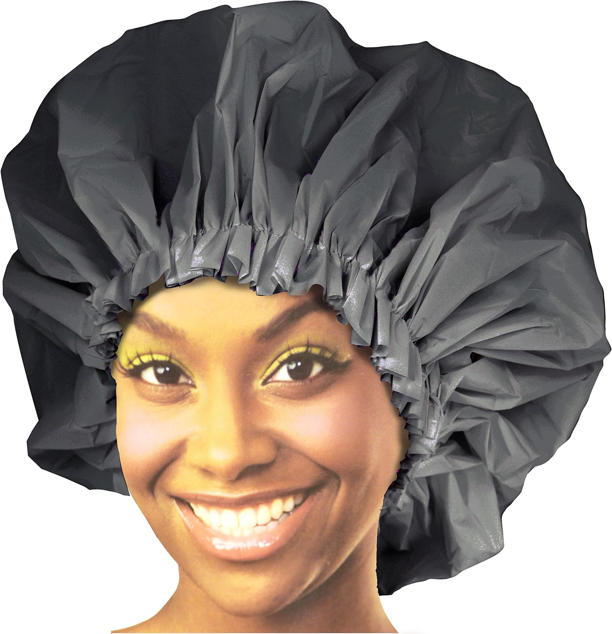 Donna Premium Collection Super Jumbo Shower Cap Black 22164