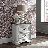 Amazon Com Liberty Furniture Industries Magnolia Manor 2 Drawer Night Stand W28 X D17 X H28 White Furniture Decor