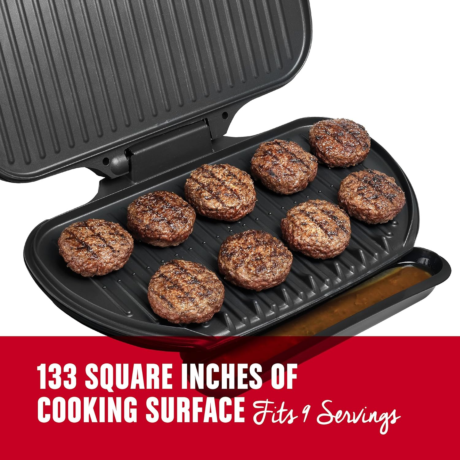 Foreman 9Serving Classic Plate Electric Grill and Panini Press, Silver, eBay