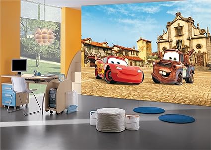 Photo Wallpaper Disney Cars Lightning Mcqueen And Mater Size