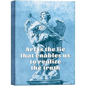 SIGNWIN Canvas Wall Art Art is The Lie...