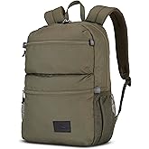 High Sierra Everclass Backpack - Travel or Work Laptop Bookbag with 360° Reflectivity, Dual Water Bottle Pockets & Fits Laptops Up To 15.6”, One Size, Olive