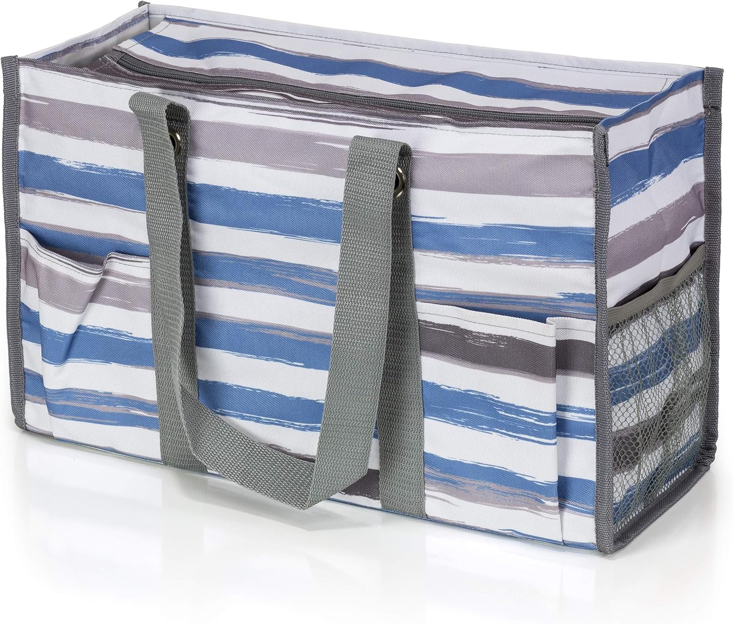 All Purpose Utility Tote Bag (Brushed Stripes) Handbags
