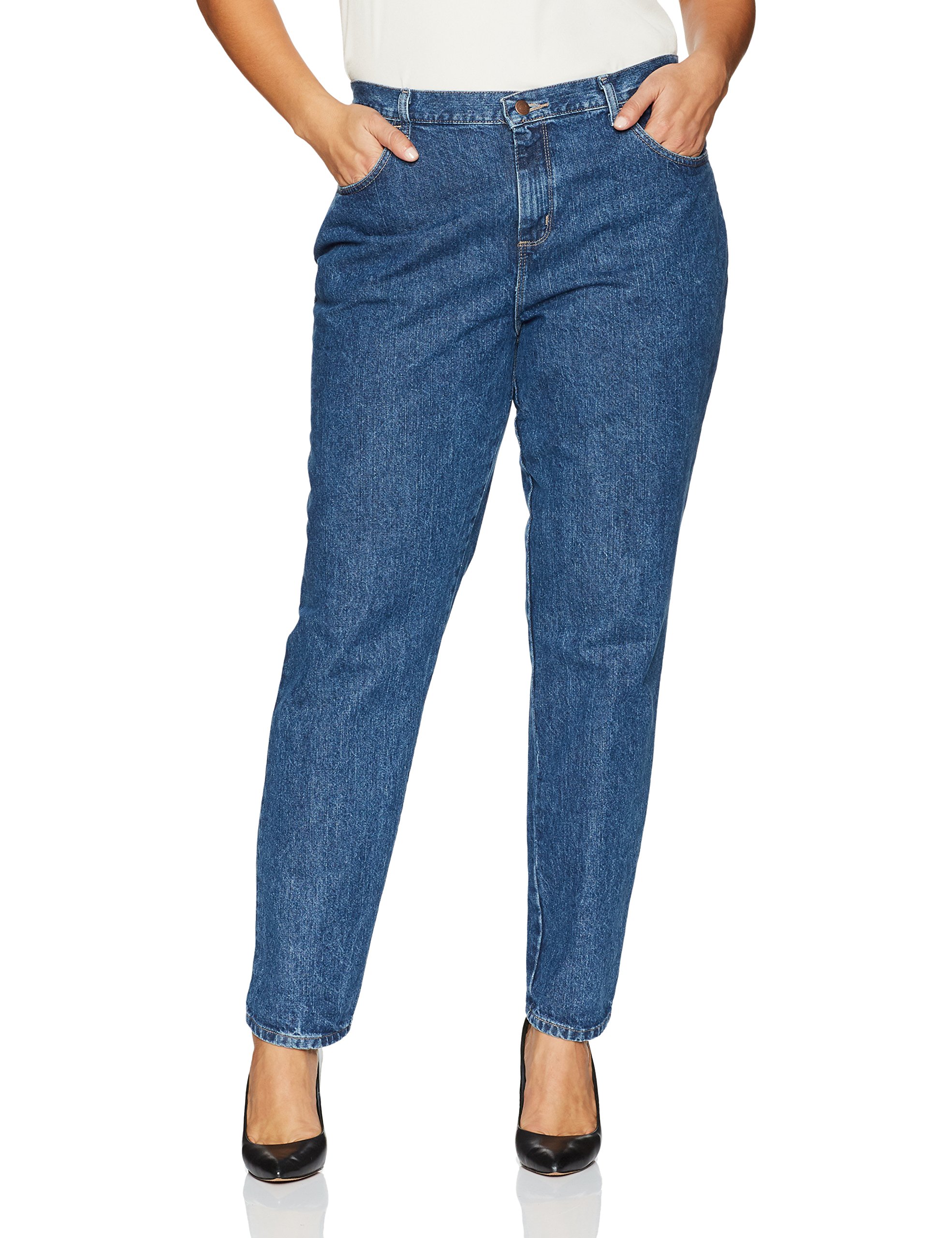Women's Lee Relaxed Fit Straight Leg Mid Rise Jeans Lee Women's