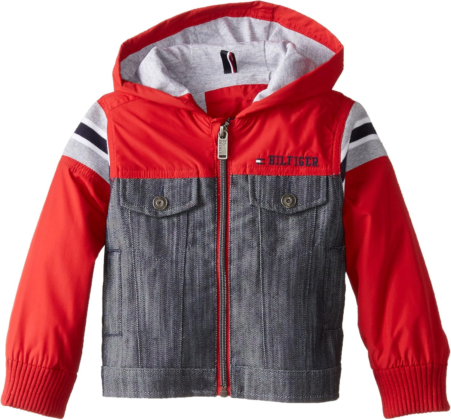 Tommy Hilfiger Toddler Boys' Reed Windbreaker, Red, 02