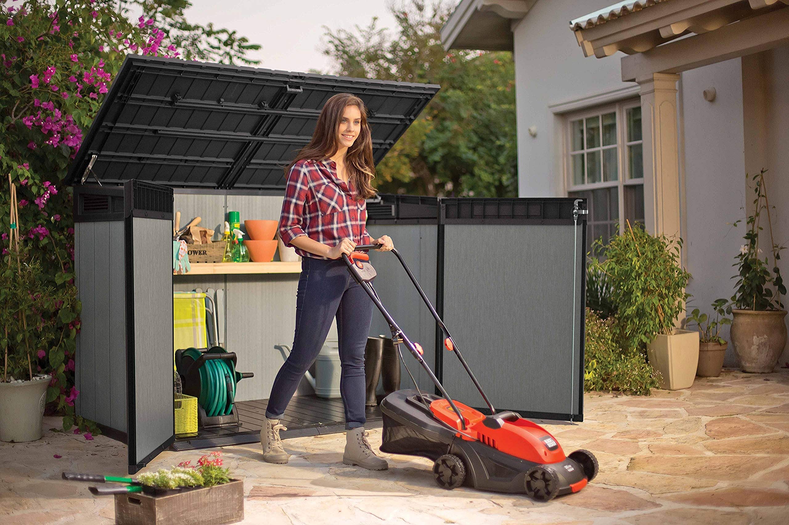 keter store it out grande outdoor plastic garden storage