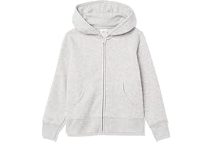 �鶹�� Essentials Girls Fleece Zip-Up Hoodie Sweatshirt