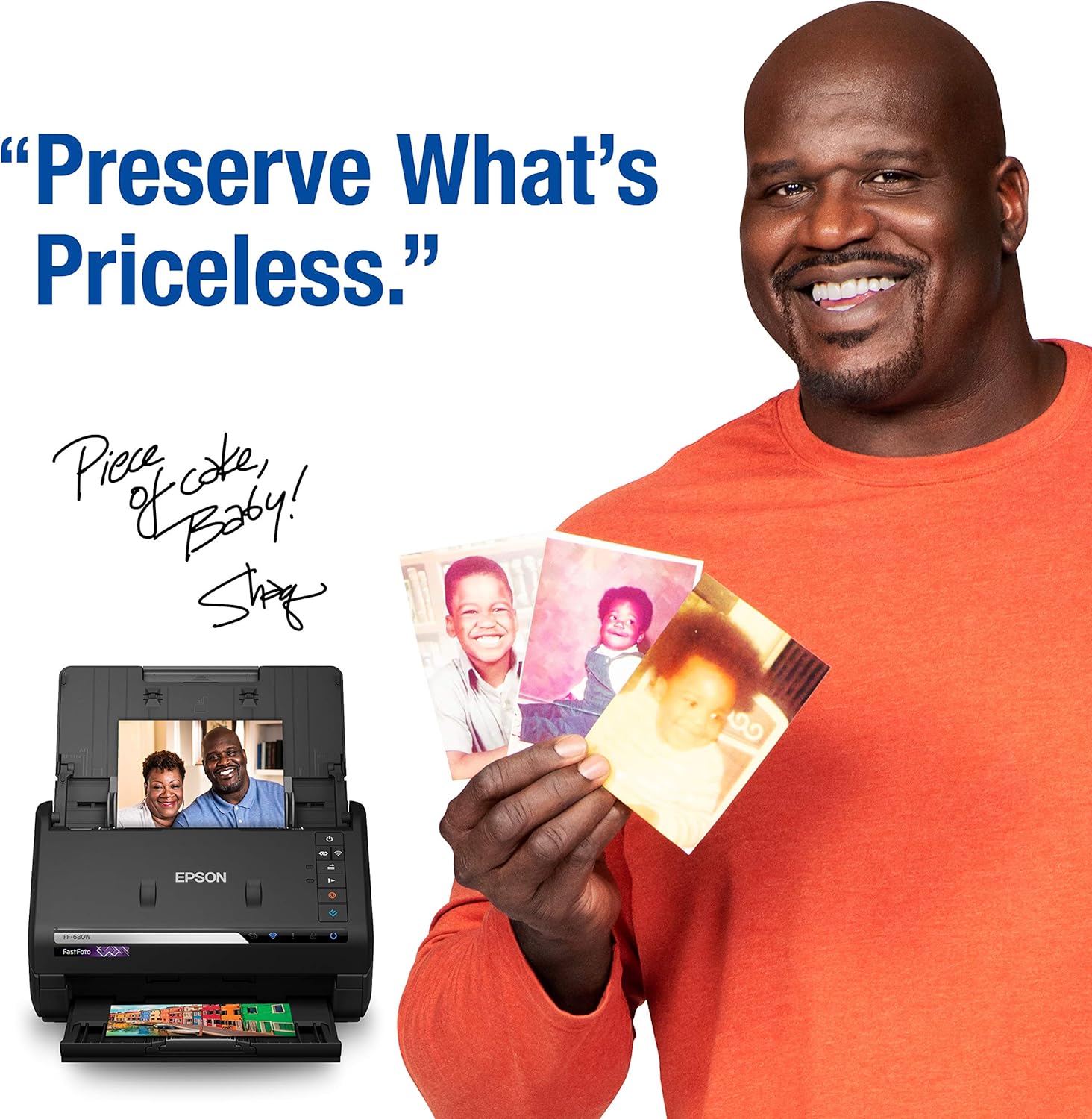 Epson FastFoto FF-680W Wireless High-Speed Photo and Document Scanning System, Black: Electronics