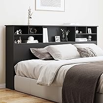 Bedhead 2本セット Amazon.com: AYEASY King Bed with Storage, Sturdy and Stable