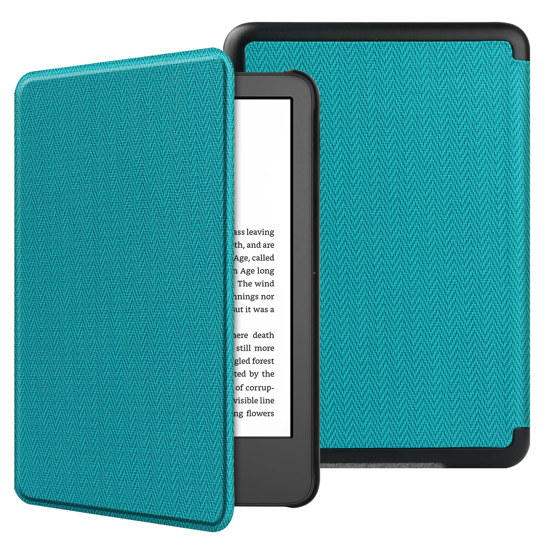 VOVIPO Slimshell Protective Case for All-new Kindle 6 Inch(Fits 2024 and 2022 Releases only,Thin and Lightweight, Foldable Protective Cover-Blue
