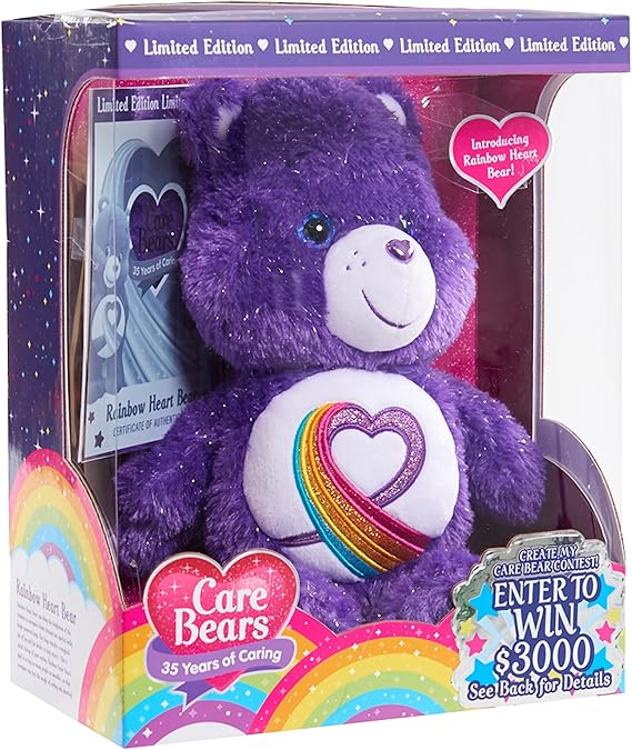 care bears rainbow heart bear