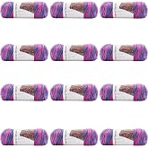 MICHAELS Bulk 12 Pack: Soft Classic&trade; Multi Ombre Yarn by Loops &amp; Threads&reg;