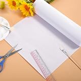 Yolev White PVC Mesh Sheet 30x100cm Waterproof Plastic for Fursuit Eyes Cosplay view 5