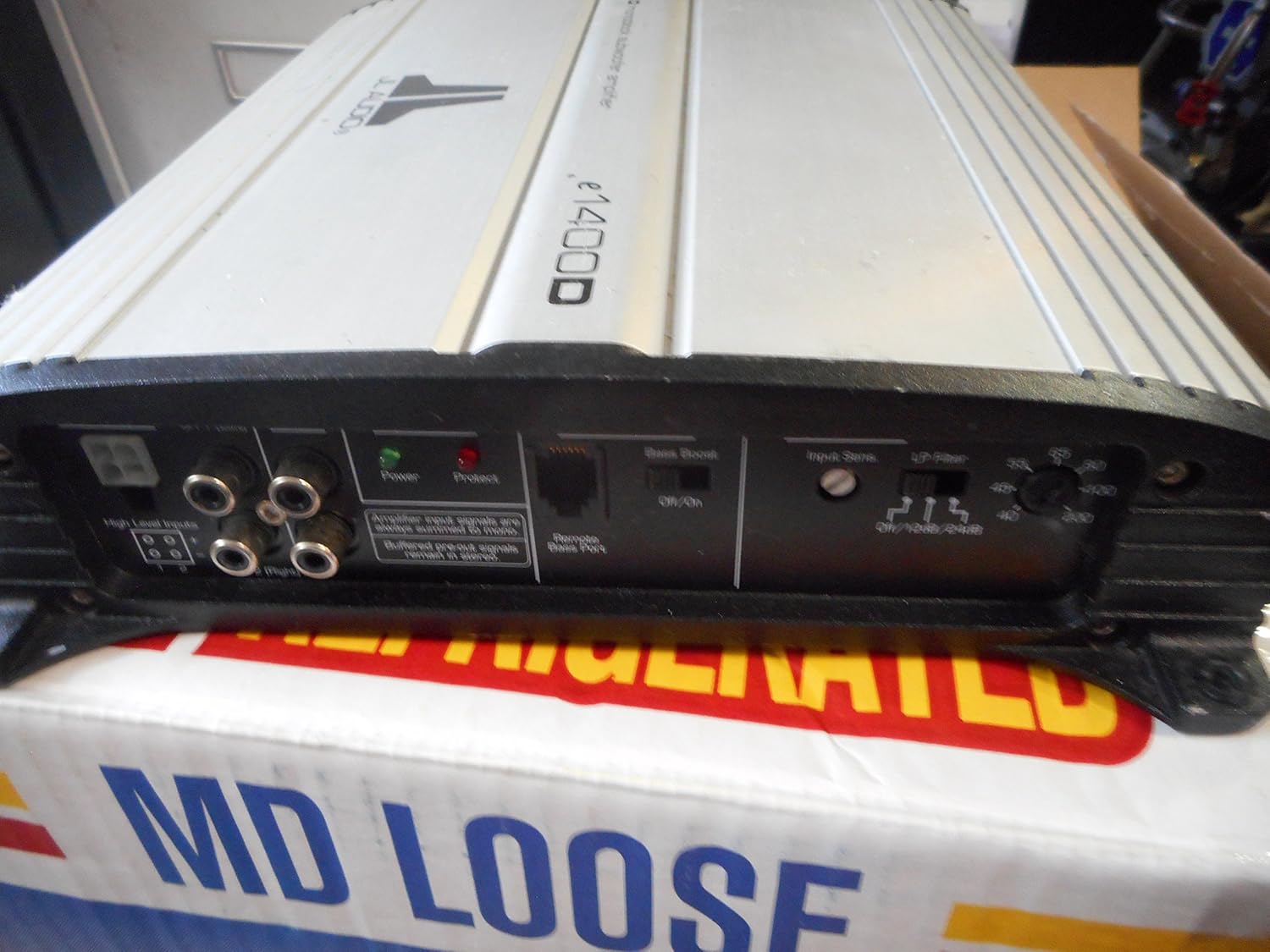 jl audio class d monoblock subwoofer amplifier e1400d