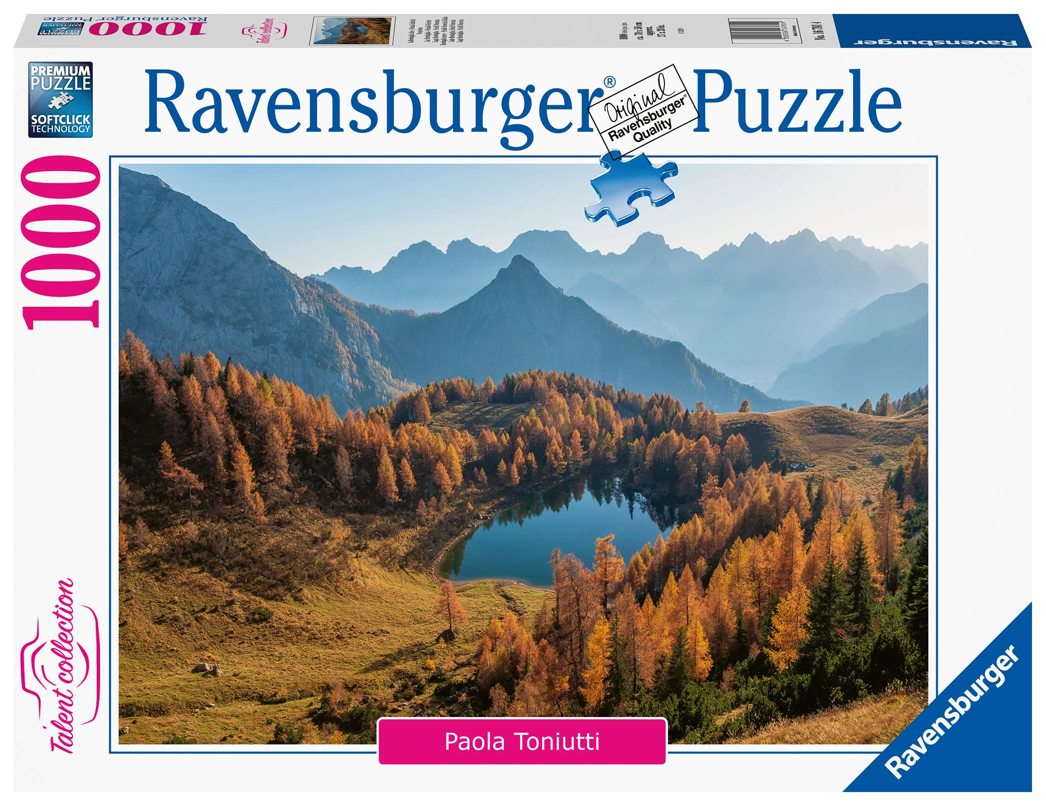 Ravensburger Lake Bordaglia Puzzle, 1000 Pieces, Color Multicolor, 16781 4