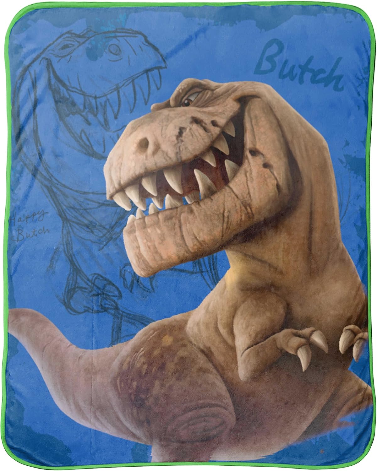 Jay Franco Disney The Good Dinosaur Carnivore 46" X 60" Plush Throw