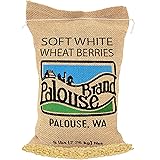 Soft White Wheat Berries | 5 LBS | Family Farmed in Washington State | 100% Desiccant Free | Non-GMO Project Verified | 100% 