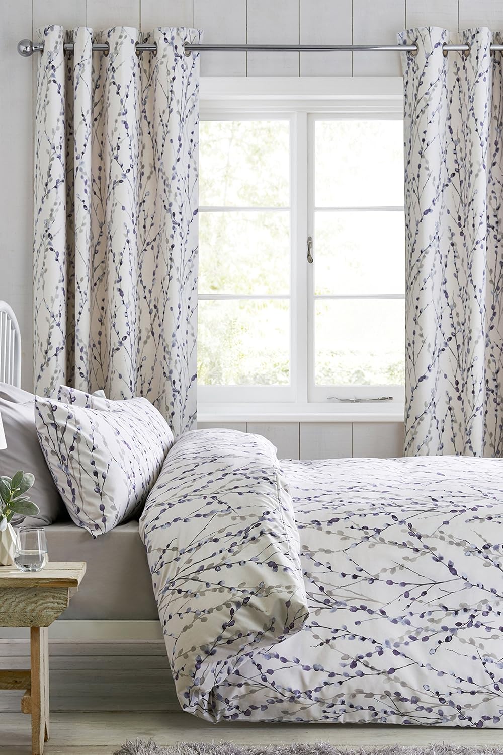 Next Opaque Lined Curtains With Eyelet And Design Bad Willow 168 X 183 Cm Berry Amazon Co Uk Kitchen Home