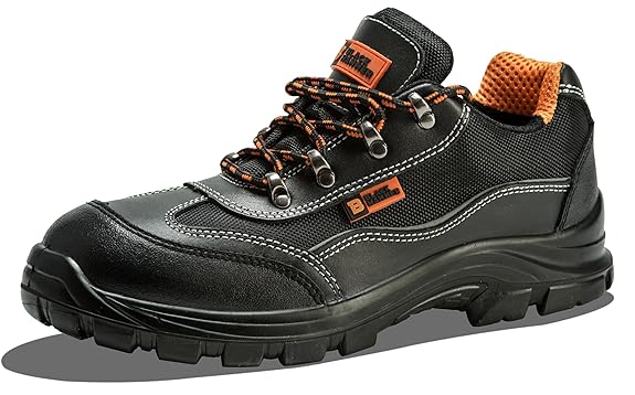 Black Hammer Sicherheitsschuhe Herren S1P SRC Stahlzehenkappe Arbeitsschuhe Fußgelenk Sportschuh Wanderschuh Zwischensohle Sc