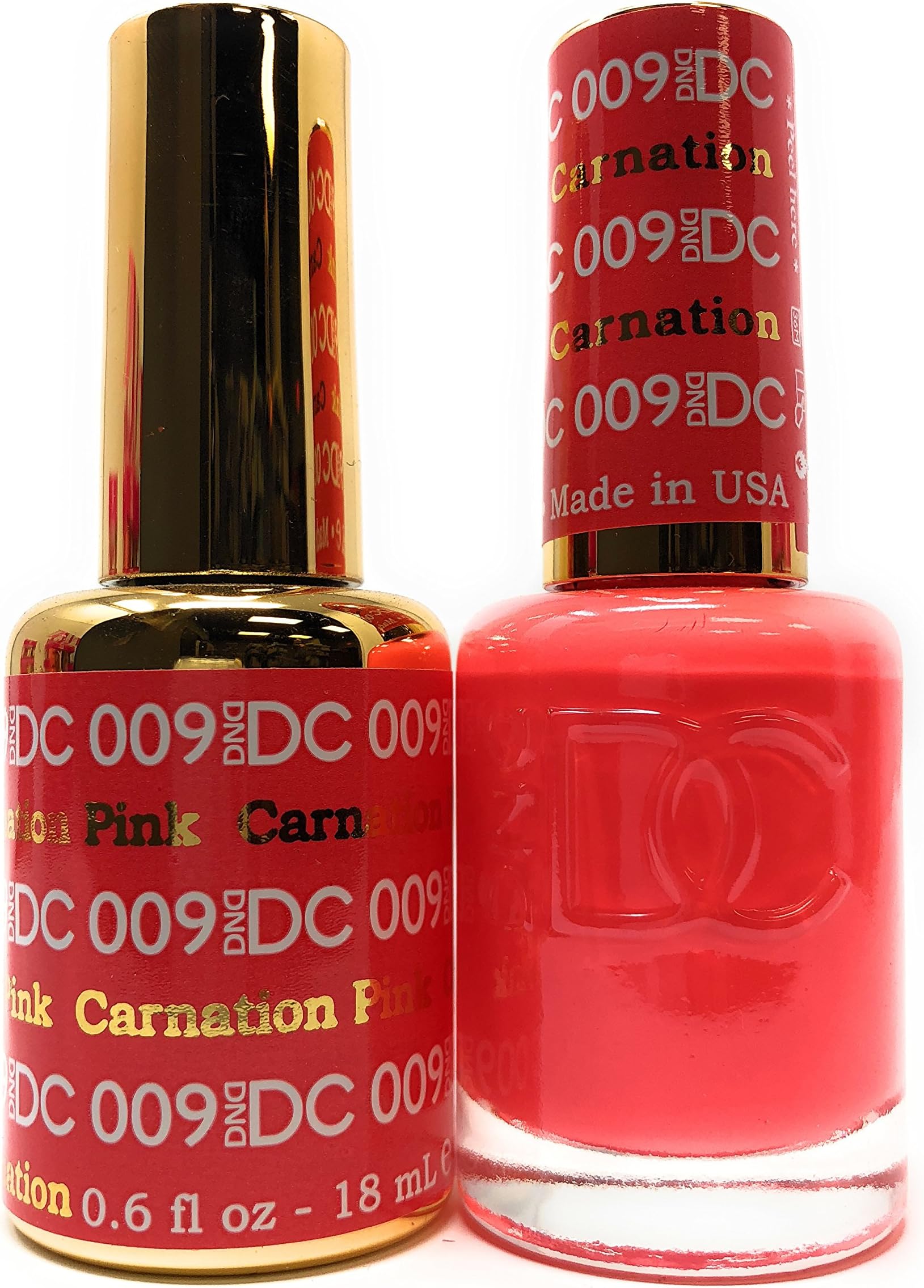 DND DC Duo Gel + Polish - 009 Carnation Pink