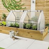 Christow Large Grow Tunnel Cloche Garden Polytunnel Greenhouse 1.8m view 2